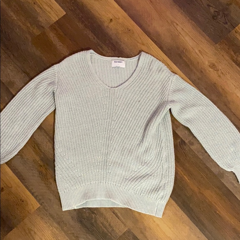 baby blue sweater